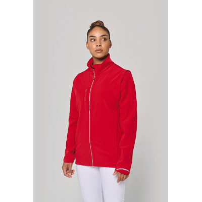 UNISEX detachable sleeves softshell jacket